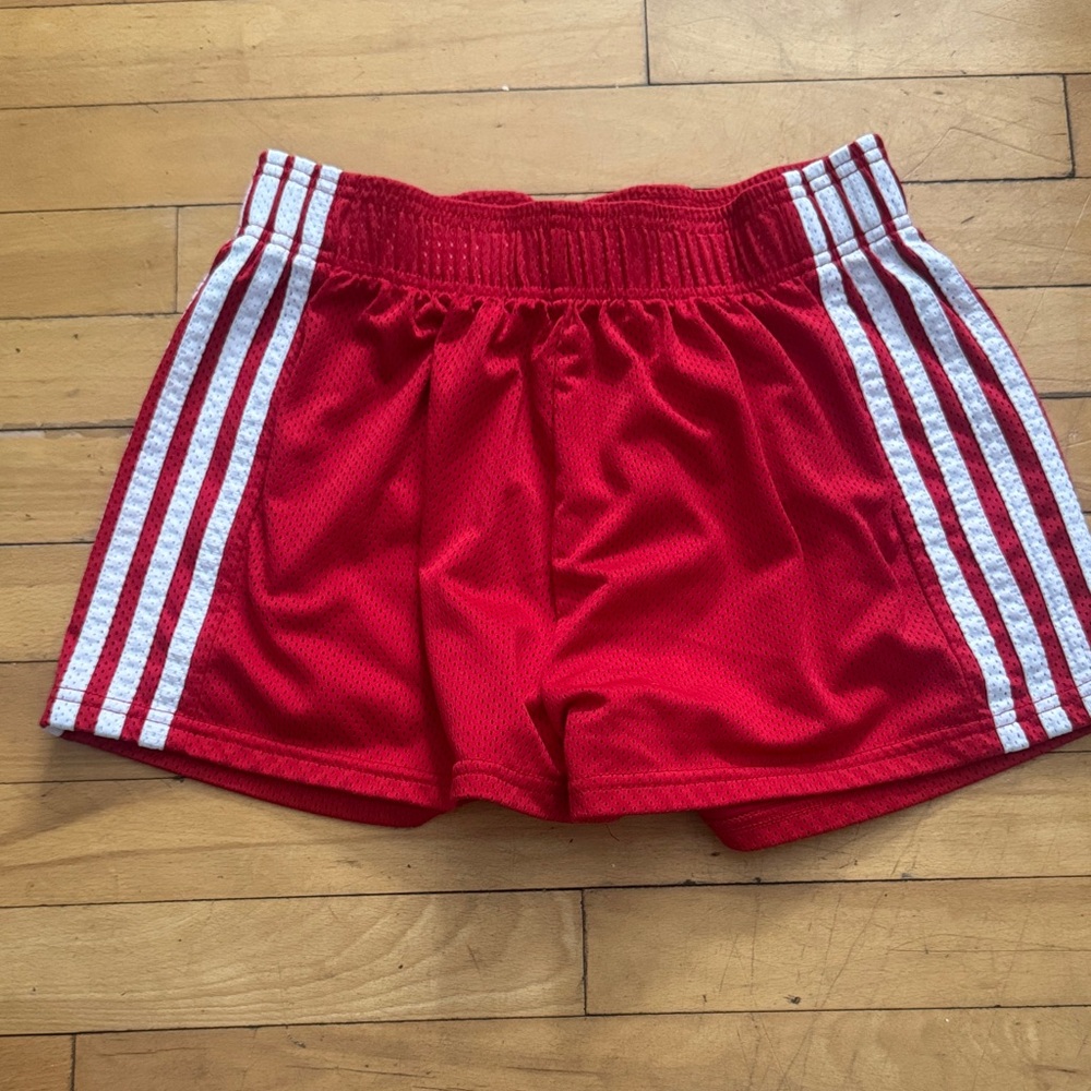 PacSun Red Women’s Shorts with White Stripes